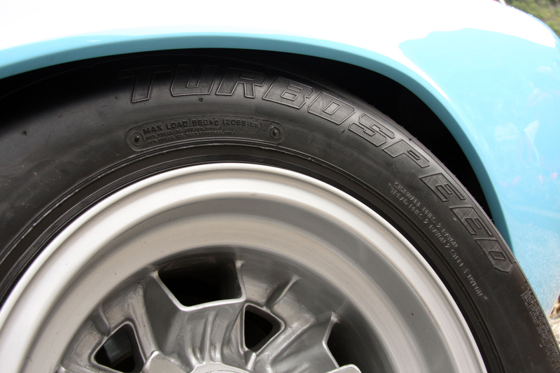 Illustration for article titled Even The Lamborghini Miura's Tires Scream Speed
